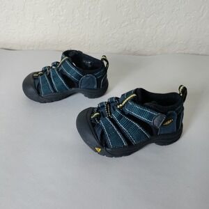 Keen Newport H2 Kids Navy Teal Water Sandals Shoes Size 4 US